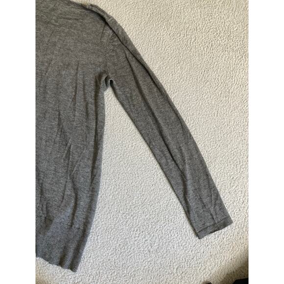 Eileen Fisher Sweater Medium Wool Alpaca Pullover Light Round Neck Gray Minimal - Picture 7 of 14